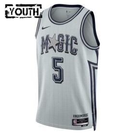 Dječji NBA Dres Orlando Magic Paolo Banchero Nike 2024-25 City Edition Sivo Swingman
